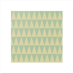 Geometric Triangles Pattern Posters and Art